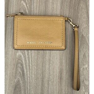Marc Jacobs Groove Top Zip Wristlet Brown Card Holder S102L01RE22